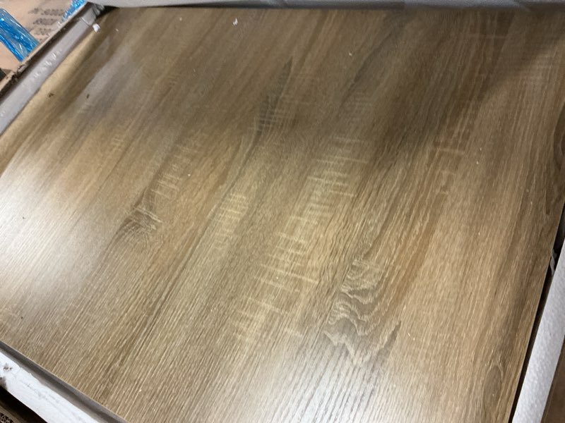 Condition photo showing As Is for dining table  color wood  96 x68