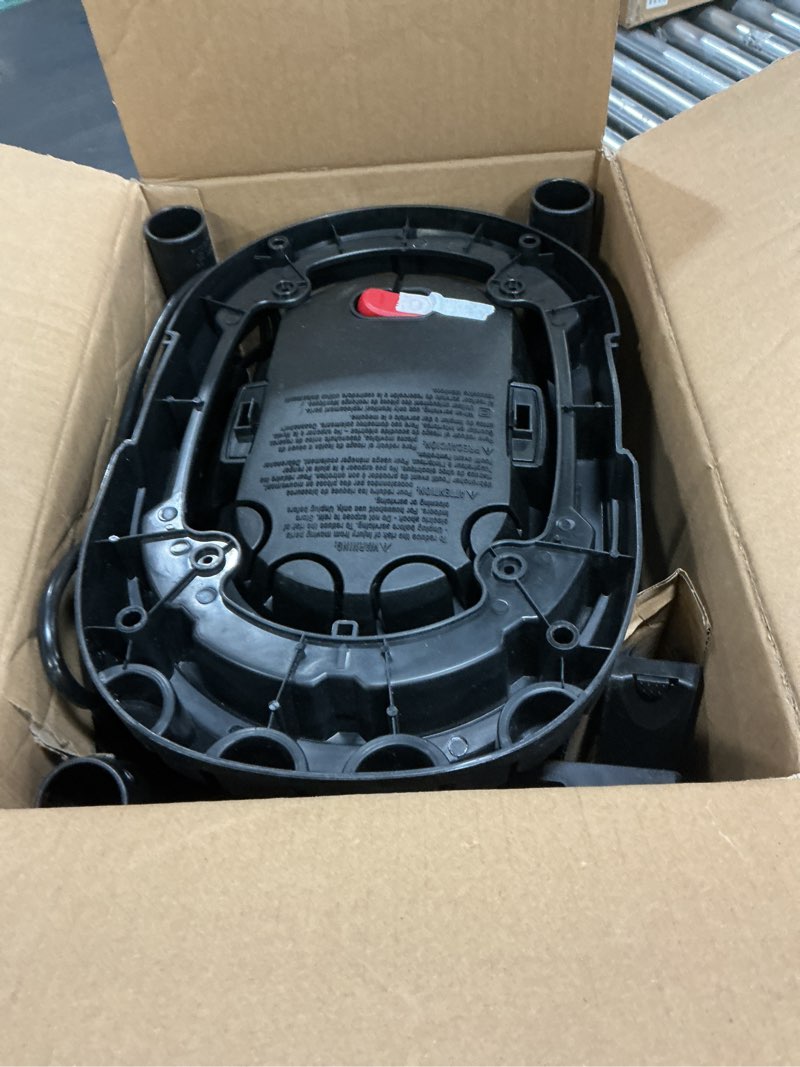 Condition photo showing As Is for vacmaster 3.2-gallon* 2.5 peak hp wet/dry vacuum – vhb305m 1101 red