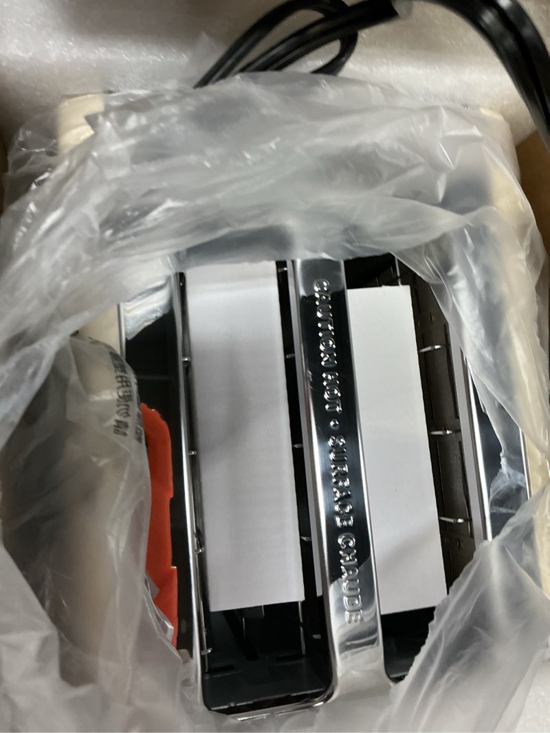 Condition photo showing Good Condition for 2 slice touch screen toaster stainless steel wide slots with digital touchscreen, reheat & defrost, even toasting for family breakfast bagel & bread, easy removable crumb tray, cream color