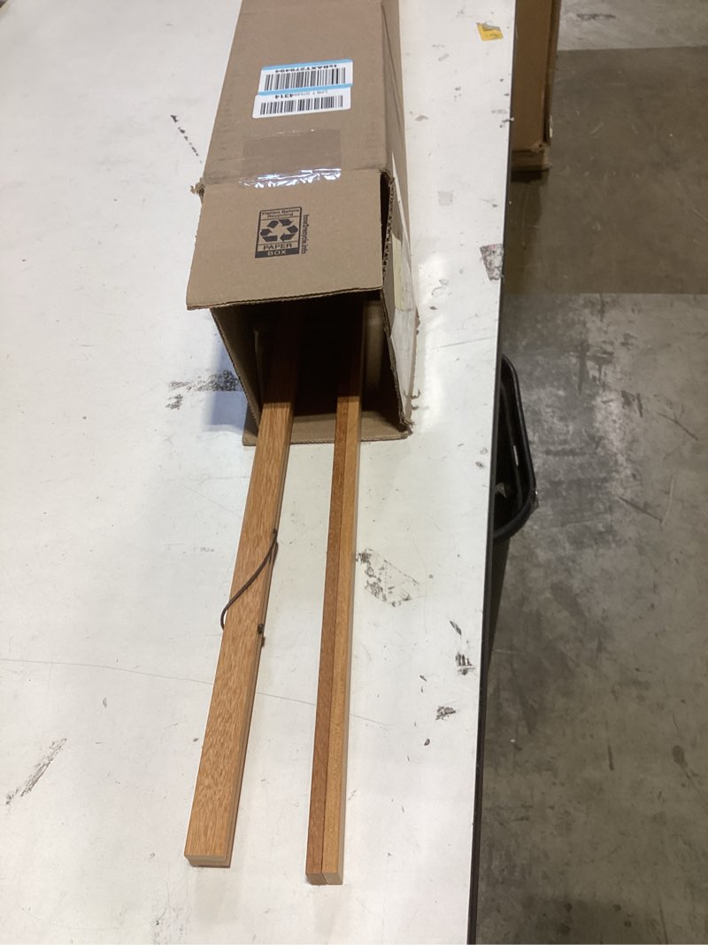 Condition photo showing As Is for falamon magnetic poster hanger frame, 50x60 50x40 50x32 teak wood magnet poster frame for posters, prints, photos, pictures, maps, scrolls, and canvas artwork teak wood 50l" x 0.7w"