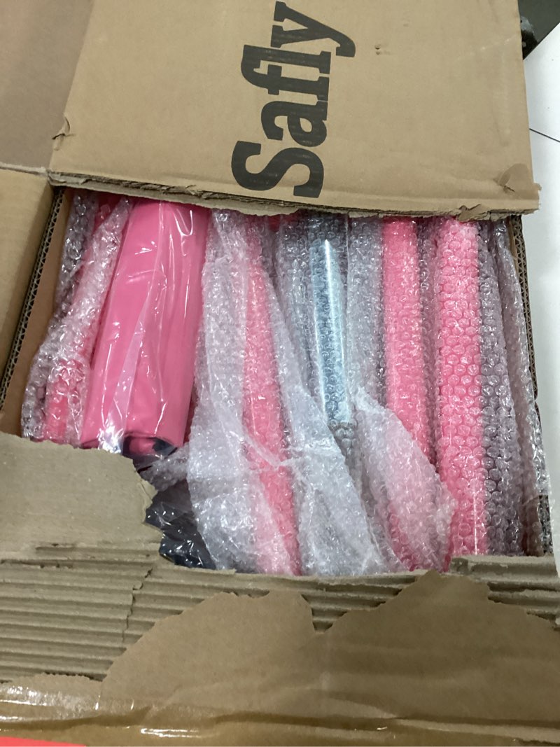 Condition photo showing Good Condition for Safly Fun Expandable Gymnastics Bar for Kids - Height Adjustable Junior Training Bar for Home, Folding Gymnastic Horizontal Bars Equipment Pink