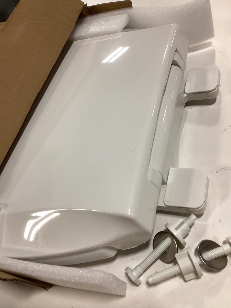 Hibbent Potty Training Toilet Seat, Built-in Magnetic Seat, Lid with Cover, Never Loosen and Slow Cl