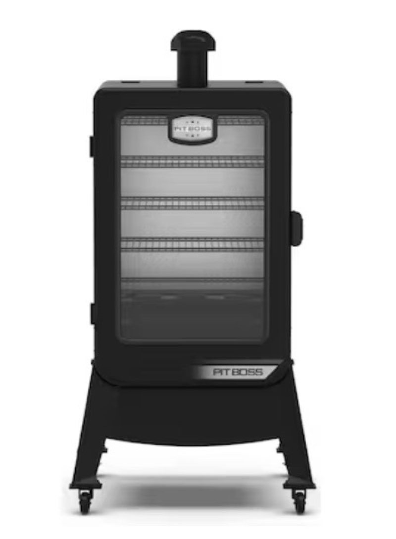 pit boss dx series vertical 4 series 1300-sq. in black pellet smoker