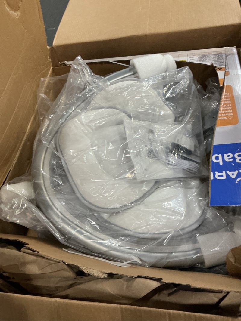 Condition photo showing Good Condition for LAREX Baby Swing to Toddler Electric Infant Swing Portable for Newborn Boy Girl, 5 Sway Speeds with Remote Control, 12 Preset Melodies and Bluetooth, 0-6 Months Max 20 Lbs (2024 Model-Sliver)