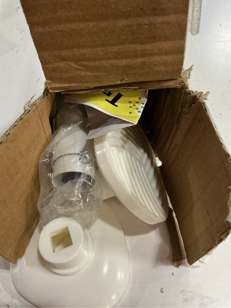 Condition photo showing Good Condition for tension curtain rod 51-165 inch, extra long curtain rod no drilling for window or bathroom, outdoor curtain rods for patio, easy to install, never rust, rod diameter 1.26 inches-white white 51''-165''