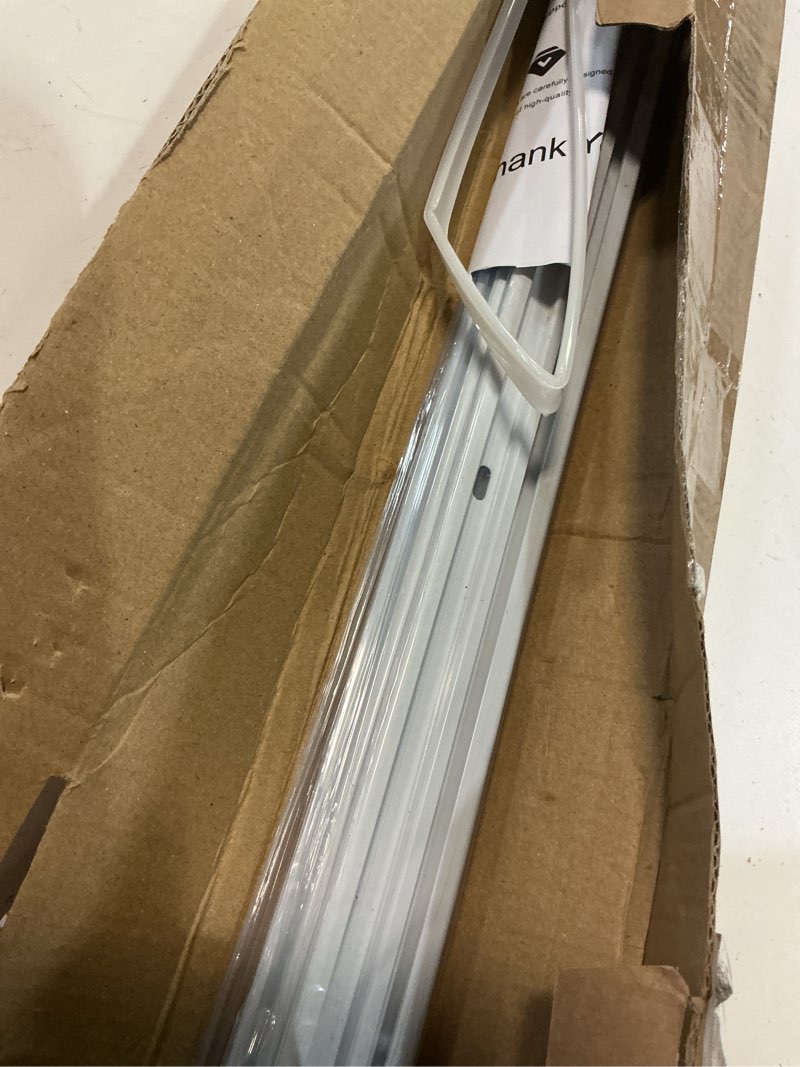 Condition photo showing Good Condition for ultra-thin curtain track, aluminum ceiling curtain rail system no drill self adhesive curtain tracks wall mount, silent sliding rail for windows easy installation with screws 10.5ft (3.2m)