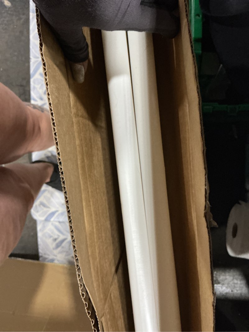 Condition photo showing Good Condition for loaao 36"x34" led bathroom mirror with lights, anti-fog, dimmable, backlit + front lit, lighted bathroom vanity mirror for wall, memory function led 36"l x 34"w