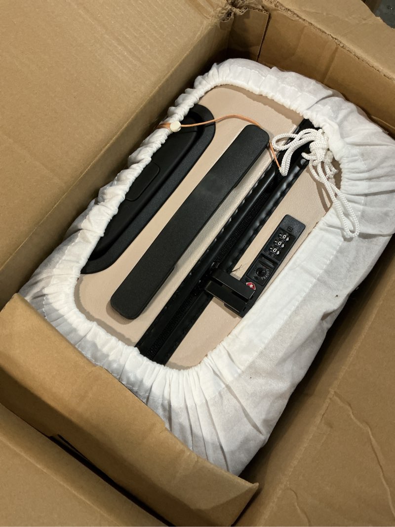 Condition photo showing Good Condition for Carry-On Suitcase, Tan