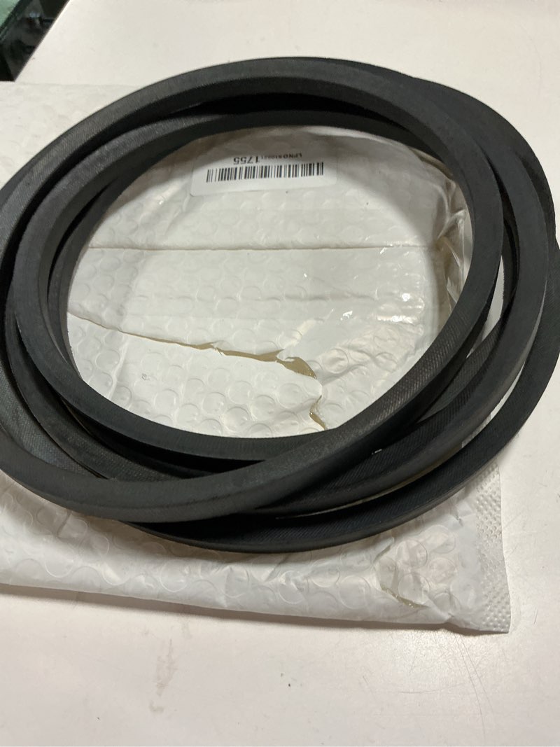Condition photo showing As Is for lawn mower hex belt 5/8 x 131.75 inch for gravely ariens 07200028 double angle v belt 60" cuts, belt for ariens gravely zoom 2660 2560 pm260m pm260h xdz zt60hd