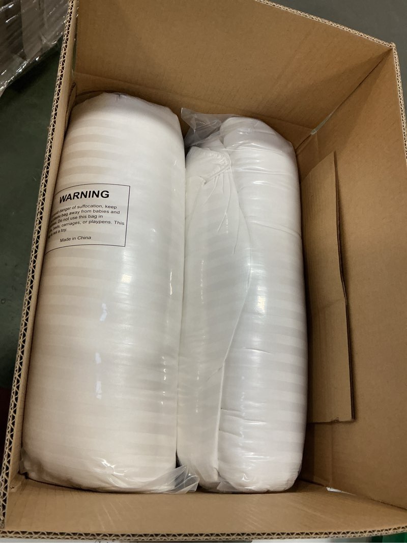 Condition photo showing New/Like New for Beckham Hotel Collection Bed Pillows Standard/Queen Size Set of 2 - Original Soft Down Alternative Pillow for Sleeping - Soft Support for Back, Stomach or Side Sleepers