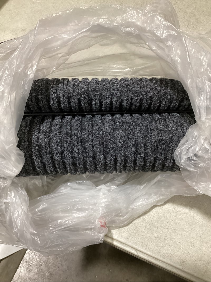 Condition photo showing Good Condition for azadx 2'x4' indoor outdoor door mat heavy duty front door mat ultra absorbent muddy dirt resist welcome door mats non-slip backing entrance mat for home commercial outdoor entrance floor mat 2'×4' (24 x 48 inch) dark grey
