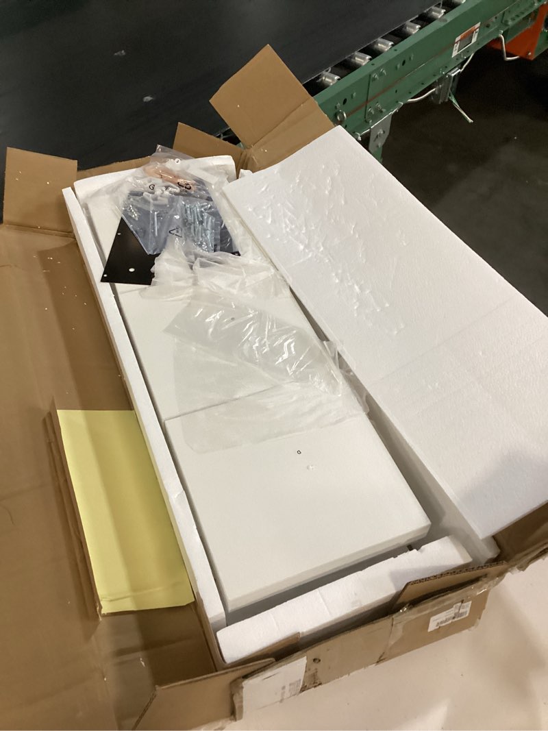 Condition photo showing New/Like New for 7 tier rgb light wall shelves, white | lack wall shelf unit,vertical shelf with remonte control,white shelves rgb-white