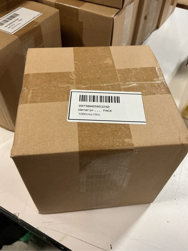 Condition photo showing New/Like New for butyl tape waterproof tape aluminum foil tape tape 100mm(w) x 10m(l) x 1.2mm(t)  waterproofing in toilets  pipelines  roof cracks  rvs  sunshades  win