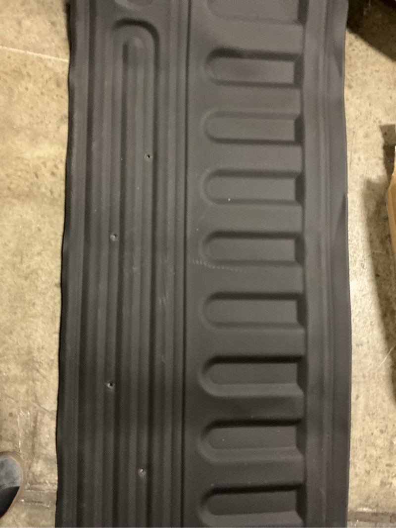 Condition photo showing As Is for weathertech 3tg04 techliner tailgate - black, thermoplastic elastomer (tpe)