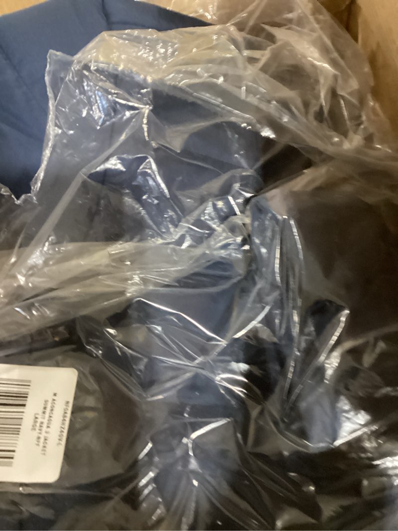 the north face men's aconcagua 3 jacket | wind resistant, water repellent, 600 fill waterfowl down insulation large summit navy-npf