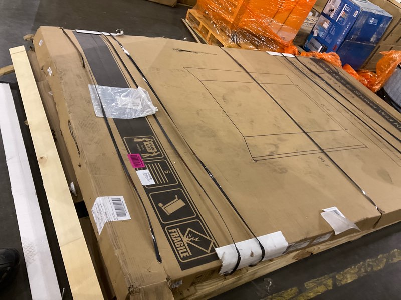 Condition photo showing As Is for Transolid PPWKX60368412-59 Prodigy Plus 60-in x 36-in x 84/12-in Shower Wall Kit, Ashy Grey (8-in x 16-in Horizontal Tile Pattern with Stone Color)