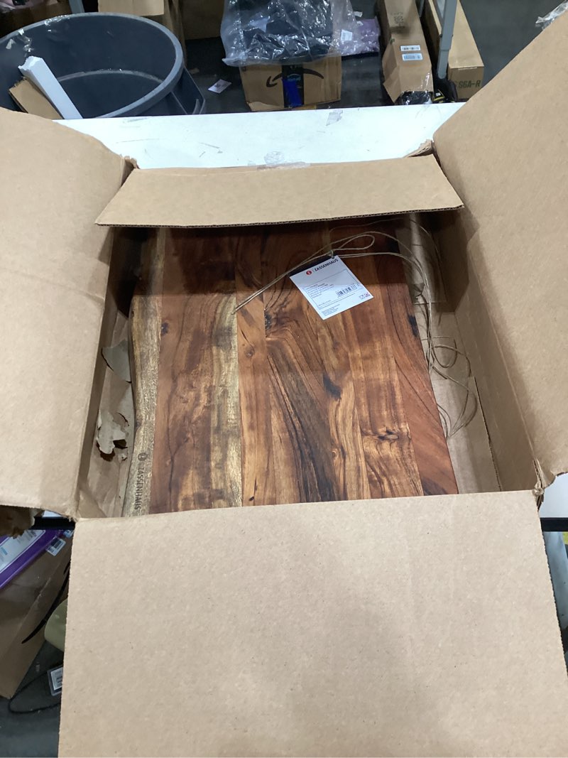 Condition photo showing Good Condition for Zassenhaus Acacia Wood Butcher Block Board-For Charcuterie and Appetizers, 20" x 14" x 2"