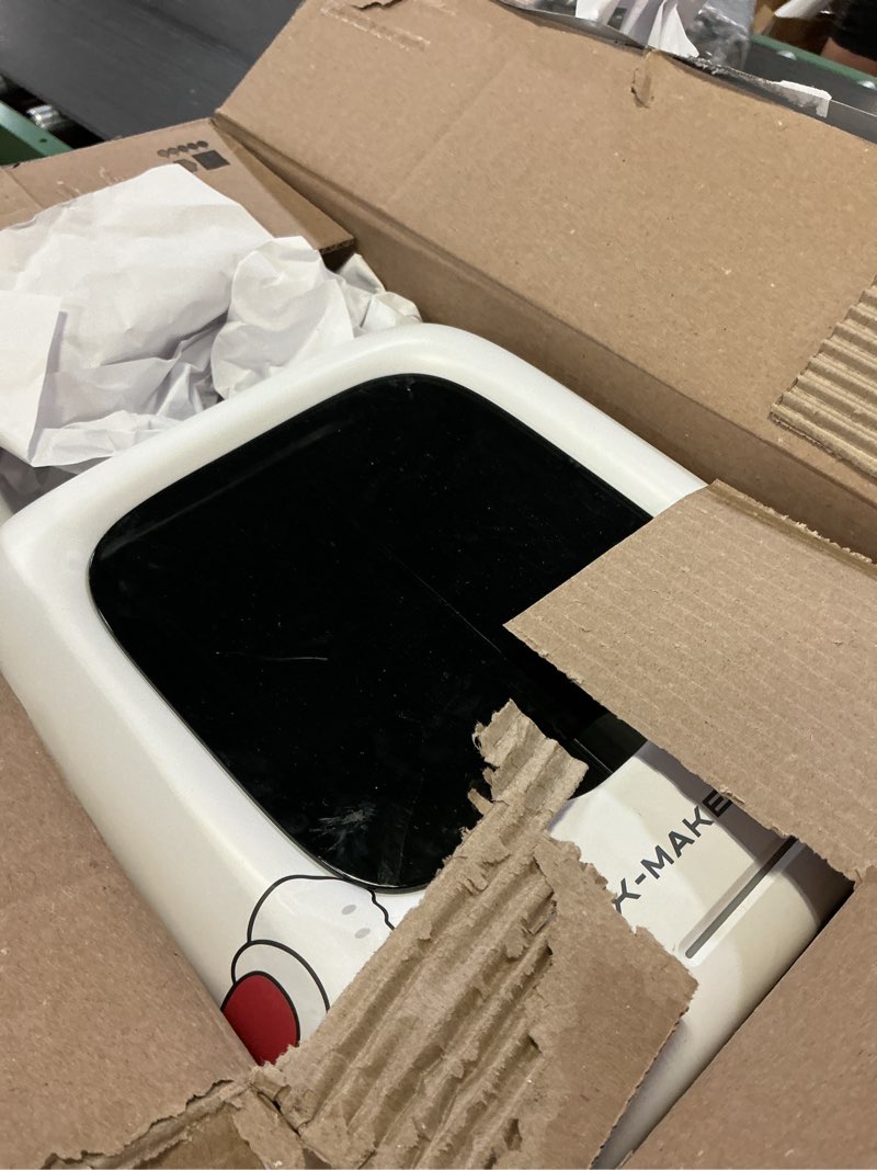 Condition photo showing As Is for ai-powered 3d printer for kids, 3d printer with 8 pla filament set, ai design app, huge toy library, up to 400mm/s faster speed, w/ 16+ mini 3d design module, app control, x-maker joy ai+