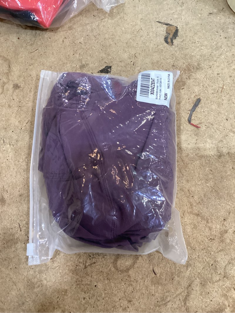 Condition photo showing Good Condition for suuksess women 2 piece workout sets padded tank tops tummy control leggings gym outfits x-small purple