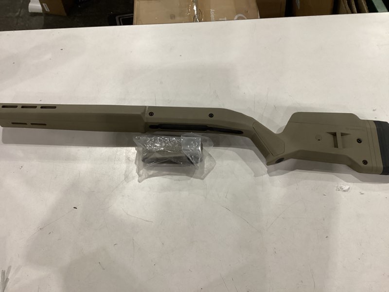 Condition photo showing As Is for *similar to stock* magpul hunter american stock for ruger american short action rifles flat dark earth one size
