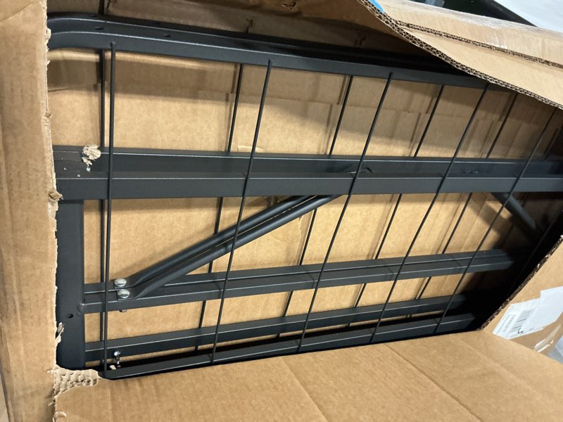 Condition photo showing Good Condition for Twin Folding Bed Frame, Heavy Duty Metal Platform with 14" Storage, No Box Spring Needed, Easy No-Tool Assembly Twin Americana
