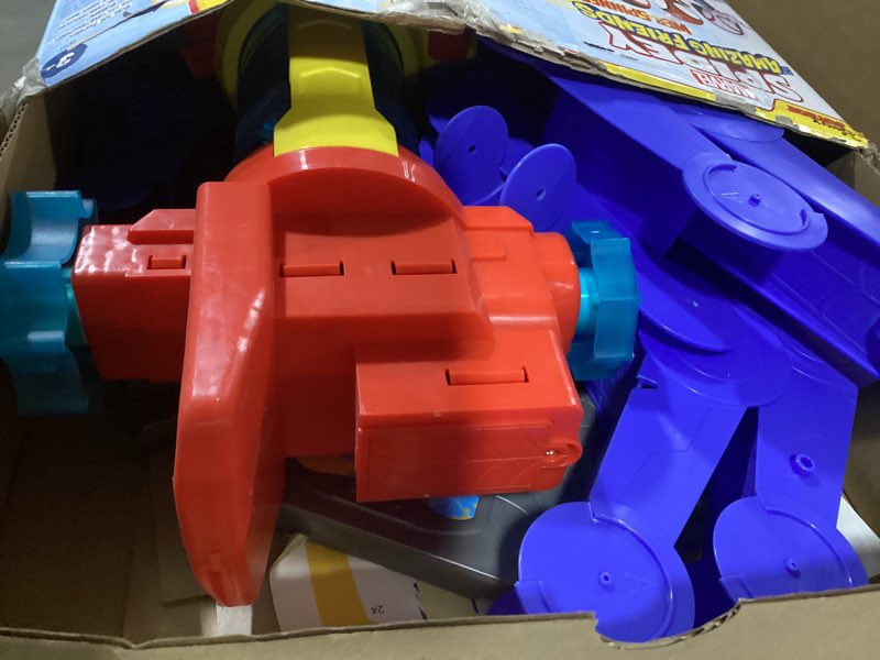 Condition photo showing As Is for spidey and his amazing friends web-spinners web-quarters, kids playset with action figure, vehicle, and accessories, marvel super hero toys, ages 3 and up, large