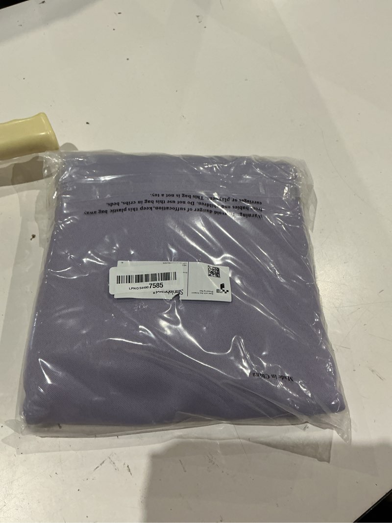 Condition photo showing Good Condition for simplebrand ava lilac blackout curtains for bedroom 72 inch length 2 panels set, privacy thermal insulated rod pocket window curtains for patio french door front door, w40 x l72 inch, lilac lilac 40"w x 72"l (pack of 2)