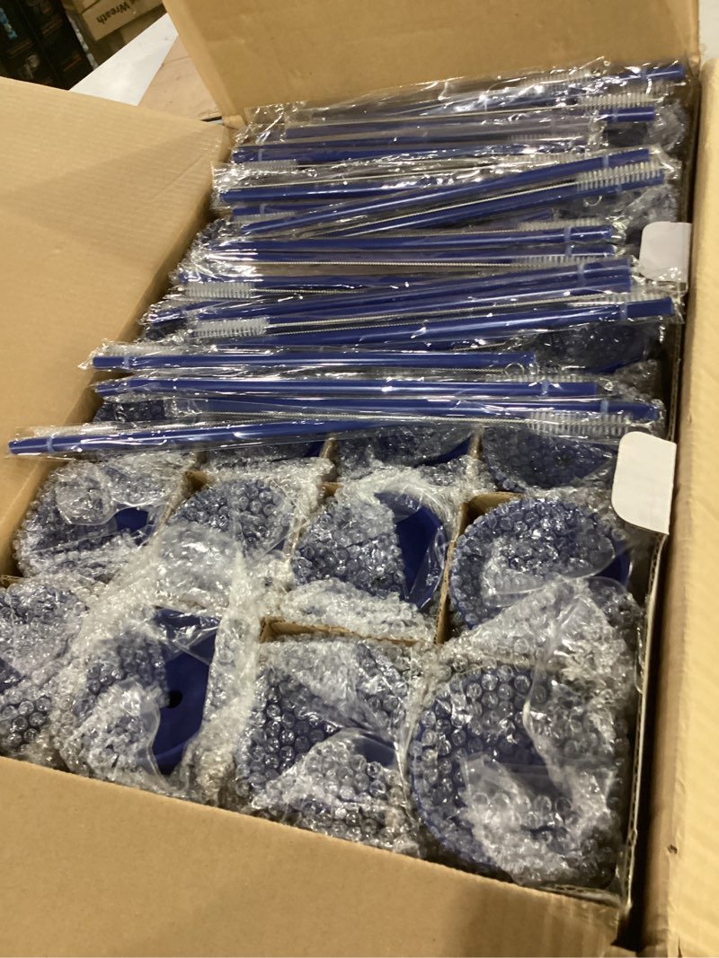 Condition photo showing New/Like New for volhoply 20oz acrylic tumbler with lid and straw(navy 24 pack)