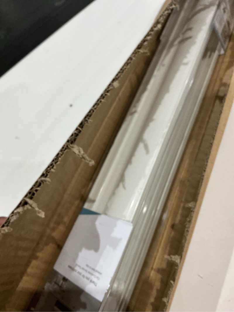 Condition photo showing As Is for changshade cordless cellular shades,honeycomb shades for windows,pull down pleated blinds,easy to install for indoor windows and french doors,white,21" w x 36" h white 21"w x 36"h