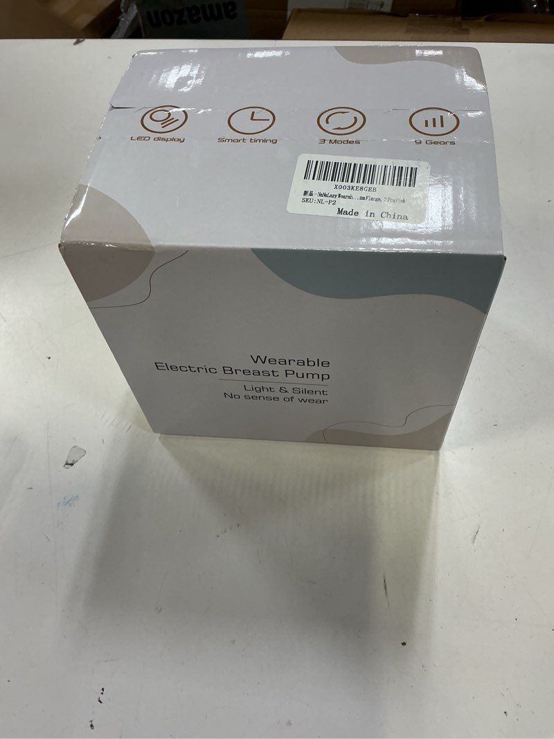 Condition photo showing New/Like New for Wearable Breast Pump Hands Free of Longer Battery Life & LED Display, Portable Electric Breast Pump with 3 Modes & 9 Levels & Low Noise, 24 mm Flange, 2 Pcs Pink