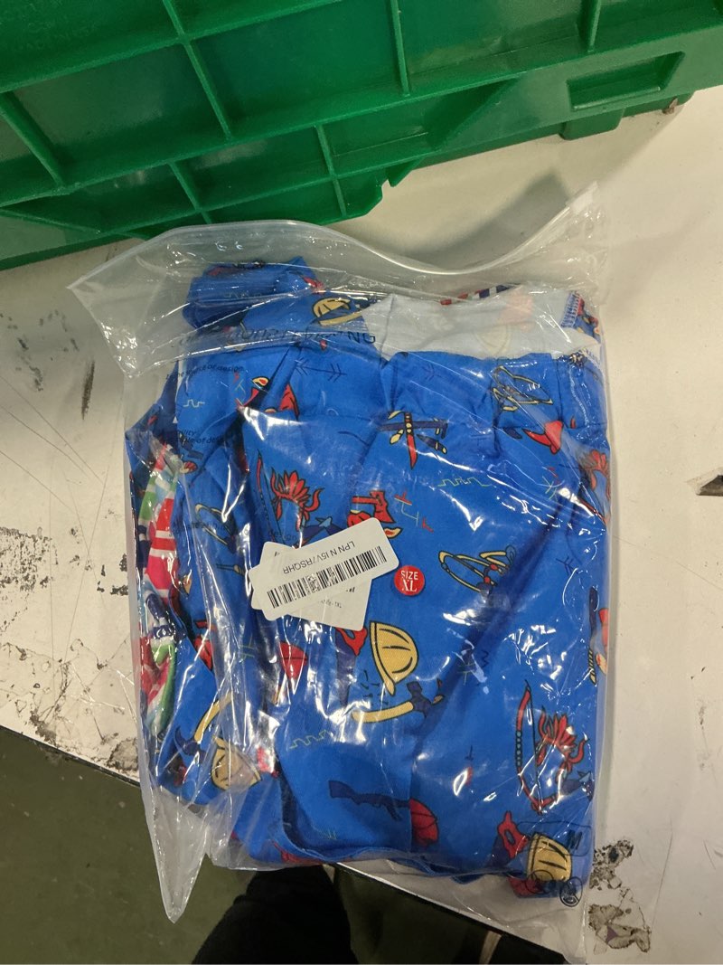 Condition photo showing New/Like New for ?5 Sizes? Adult Halloween Costume Chucky Costume for Men Women Long Sleeve Overalls Prop Knife Toy Scar Tattoos xl