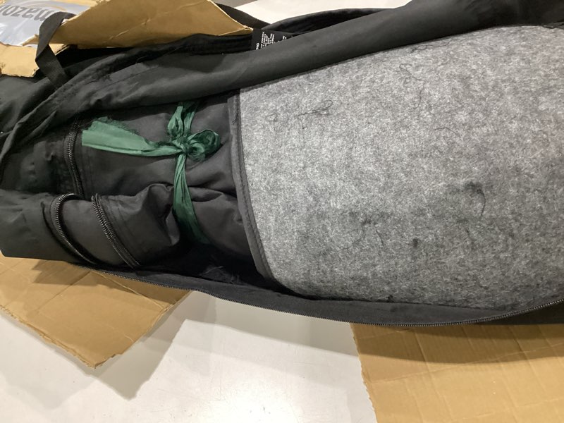 Condition photo showing As Is for anc pop portable bed tent, blackout privacy canopy with 3 doors & breathable mesh, large space for adults, indoor sleeping shelter for dorms/shared rooms khaki 59.8"w x 80.7"l (pack of 1)