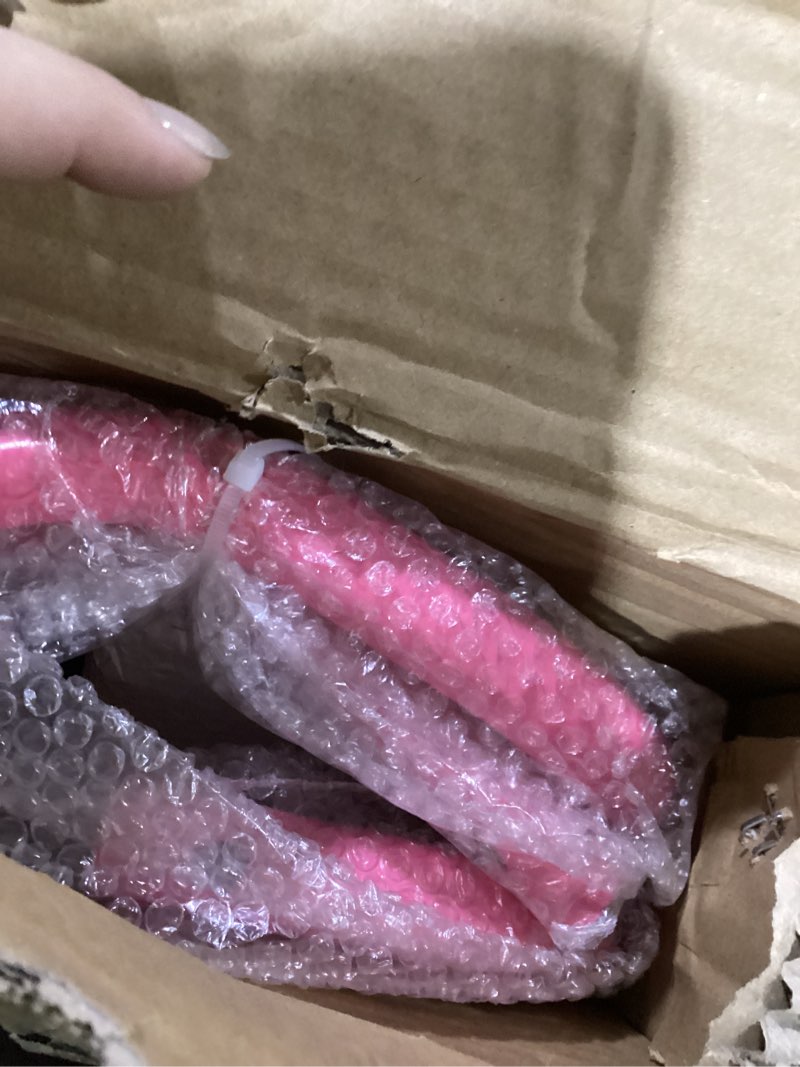 Condition photo showing Good Condition for Safly Fun Expandable Gymnastics Bar for Kids - Height Adjustable Junior Training Bar for Home, Folding Gymnastic Horizontal Bars Equipment Pink