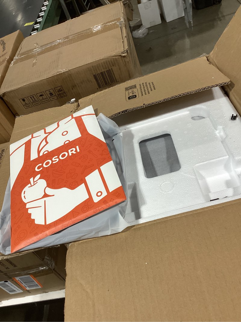 Condition photo showing Good Condition for cosori 9-in-1 turboblaze air fryer 6 qt, pfas-free ceramic coating, 90°–450°f, precise heating for even results, air fry, roast, bake, broil, dry, frozen, proof, reheat, keep warm, 120v, dark gray dark gray 6qt