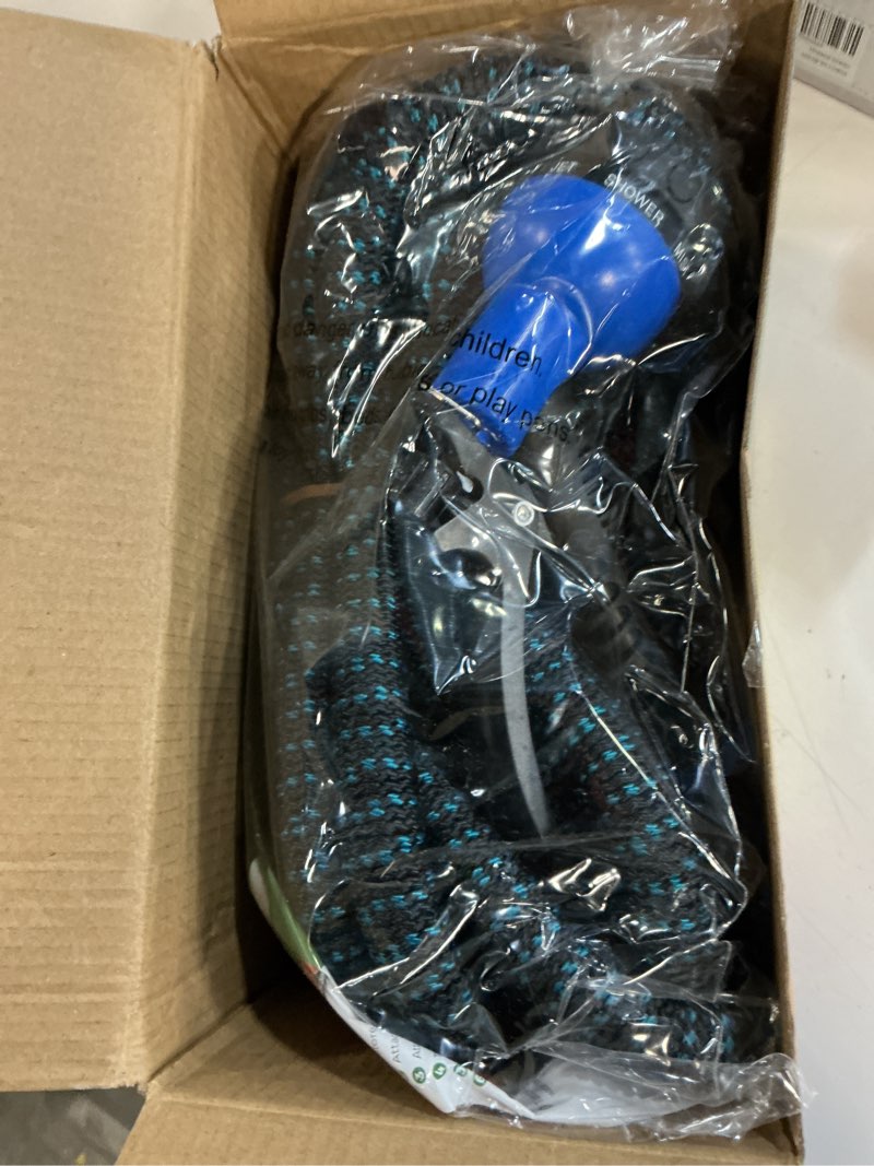 Condition photo showing Good Condition for flexi hose expandable garden hose with 8 function nozzle, 50ft - lightweight retractable garden hose, water hose - no-kink flexibility, 3/4 inch solid brass fittings and double latex core