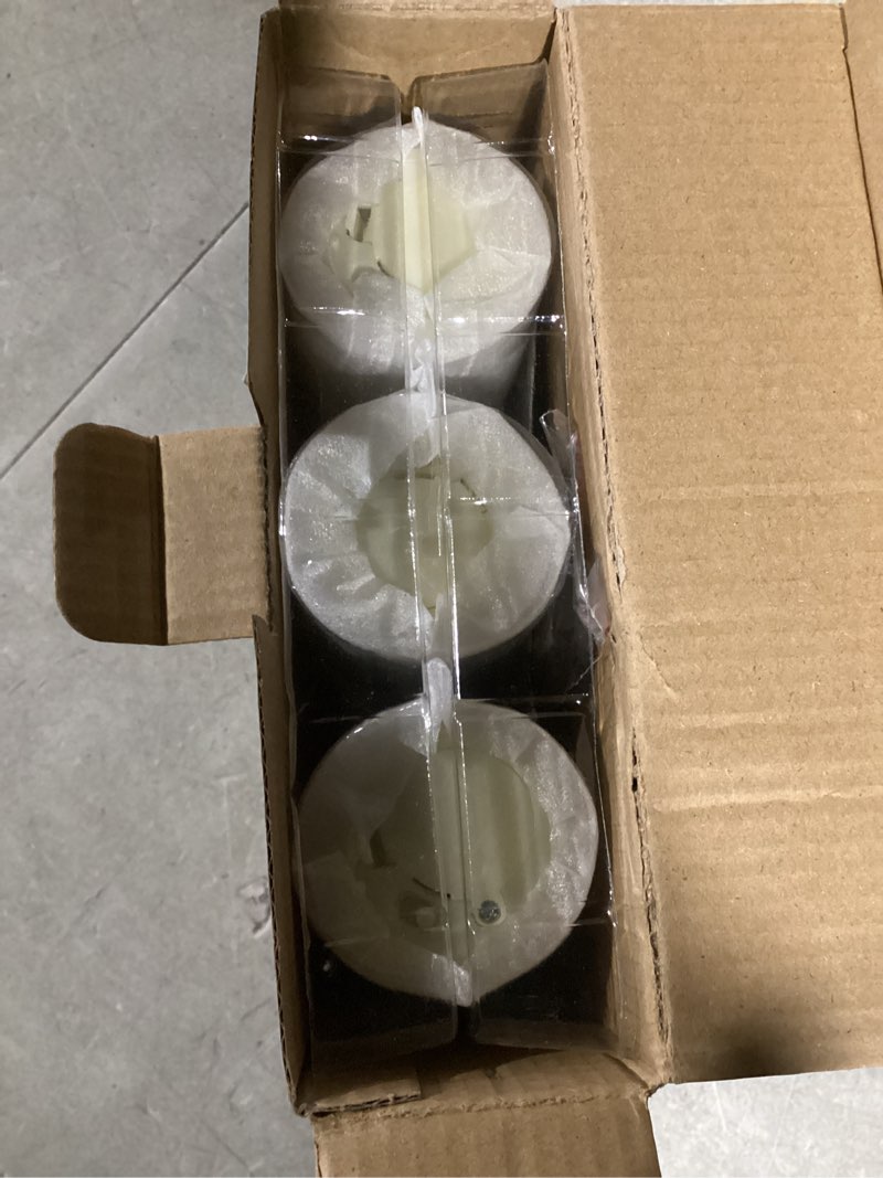 Condition photo showing Good Condition for GenSwin Flameless Pillar Candles Flickering with Remote Timer, Battery Operated Real Wax LED Votive 3D Wick Candles 6 Pack White(Battery Include, 2 x 3.2 Inch)