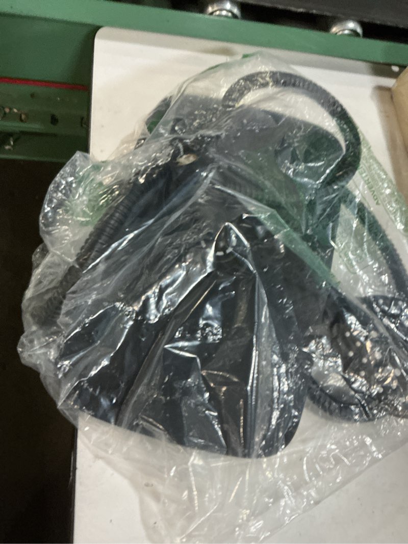 Condition photo showing As Is for veken 11.8 inch rain shower head with handheld- high pressure dual shower heads with 5 modes handheld spray combo- wide rainfall showerhead with hose, bathroom accessories, matte black 11.8 inch standard pressure +on off switch matte black