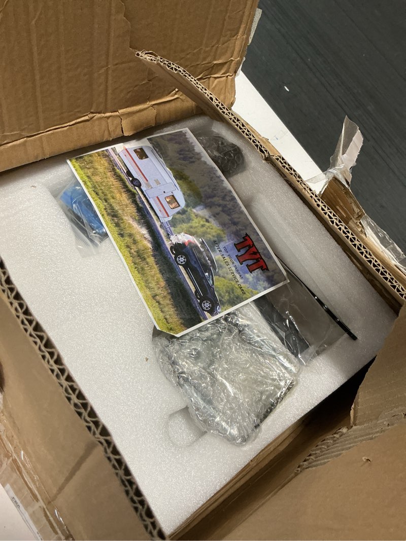 Condition photo showing Good Condition for tyt adjustable truck trailer hitch for 2.5 inch receiver, 6" drop/rise tow hitch with dual balls (2" & 2-5/16"), 22,000 lbs gtw, 2,200 lbs tw, includes two pin locks & hitch tightener dual ball, 6" drop/rise, 2.5" receiver