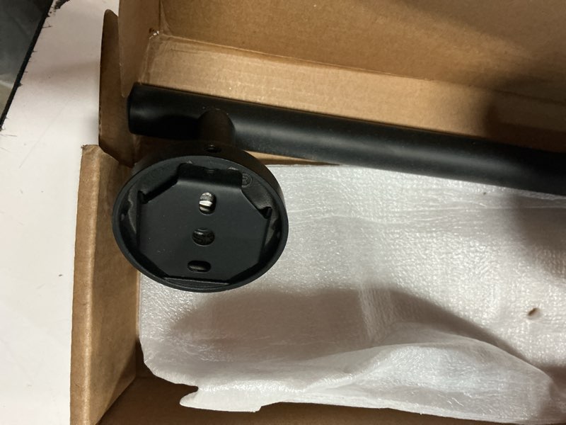 Condition photo showing Good Condition for jqk bath towel bar black, 39 inch 304 stainless steel thicken 1mm single towel rack for bathroom, towel holder wall mount, useable length 36 inch, tb110l36-pb black 39 inch