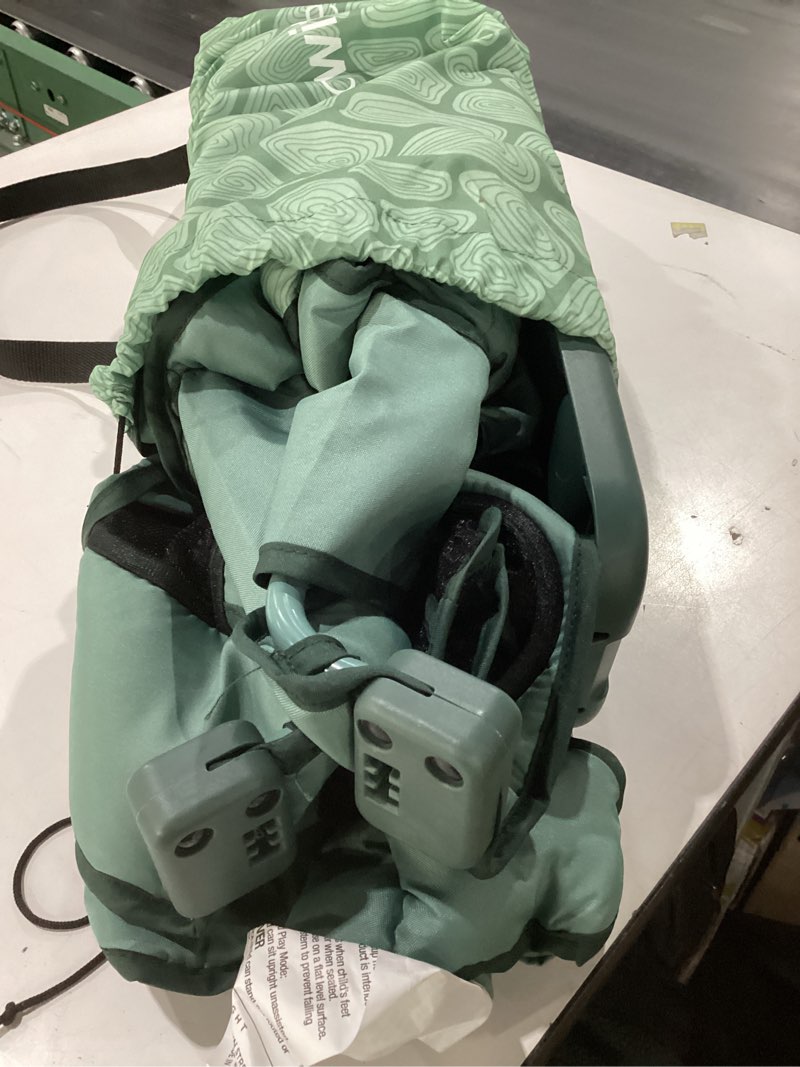 Condition photo showing As Is for Baby Delight Go with Me Venture Portable Chair | Indoor and Outdoor | Sun Canopy | 3 Child Growth Stages | Garden Green