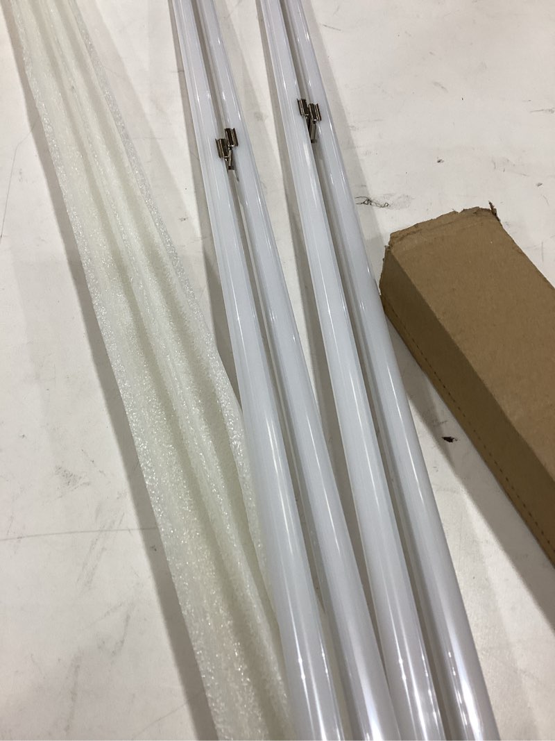 Condition photo showing As Is for jimwhen magnetic mount 4ft led retrofit kit,72w 2x4ft(1 driver & 4 led strips),150lm/w,5000k daylight,0-10v dimmable,t8 t10 t12 fluorescent replacement kit for troffer,ul dlc cert,quick easy install