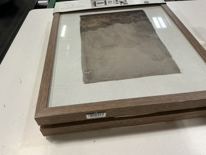 Condition photo showing Good Condition for (set of 2) 16" x 20" glass textbook photo frames - threshold™ designed with studio mcgee