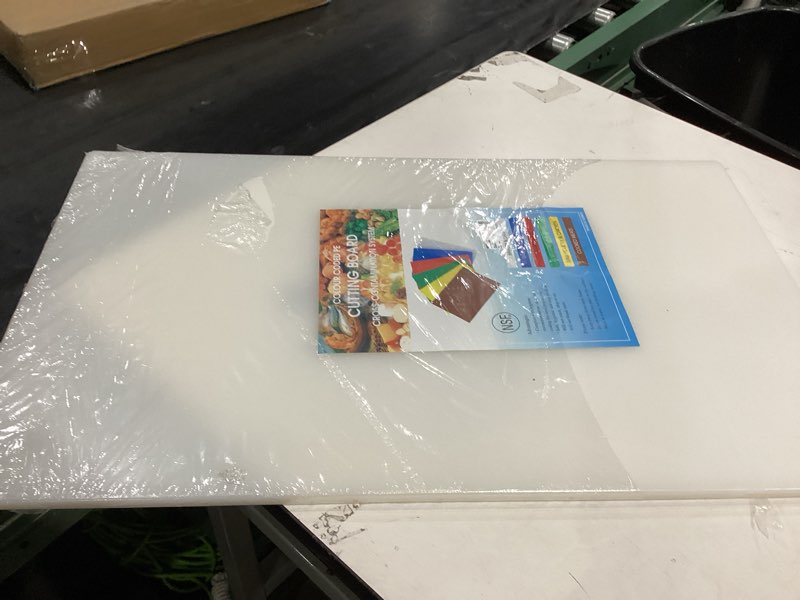 Condition photo showing Good Condition for winco cbwt-1830  18x30x0.5-inch white cutting board  nsf
