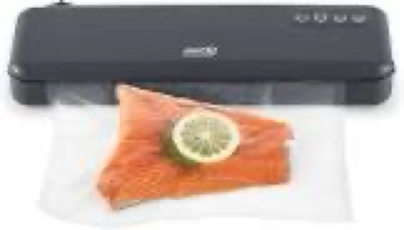 dash superseal vacuum sealer - airtight meal packaging for sous vide & safe food storage - includes 