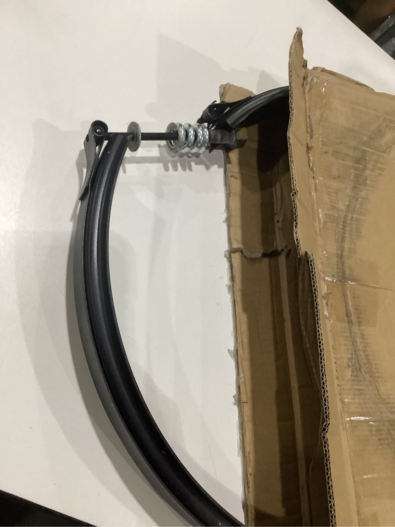 Condition photo showing As Is for 190003 tension control clamp kit,replace for pentair fns plus series 24 36 48 60, quad de 60 80 100 pool filter pumps, 23-1/4" length stainless steel,black