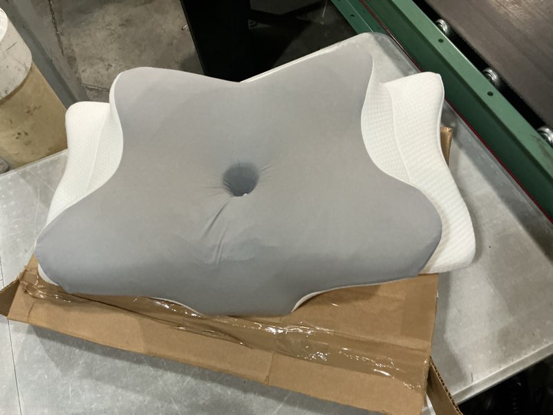 Condition photo showing Good Condition for cervical pillow for neck pain relief,deep sleep memory foam pillow,support pillows for side,back and stomach sleepers,adjustable orthopedic bed pillow gray