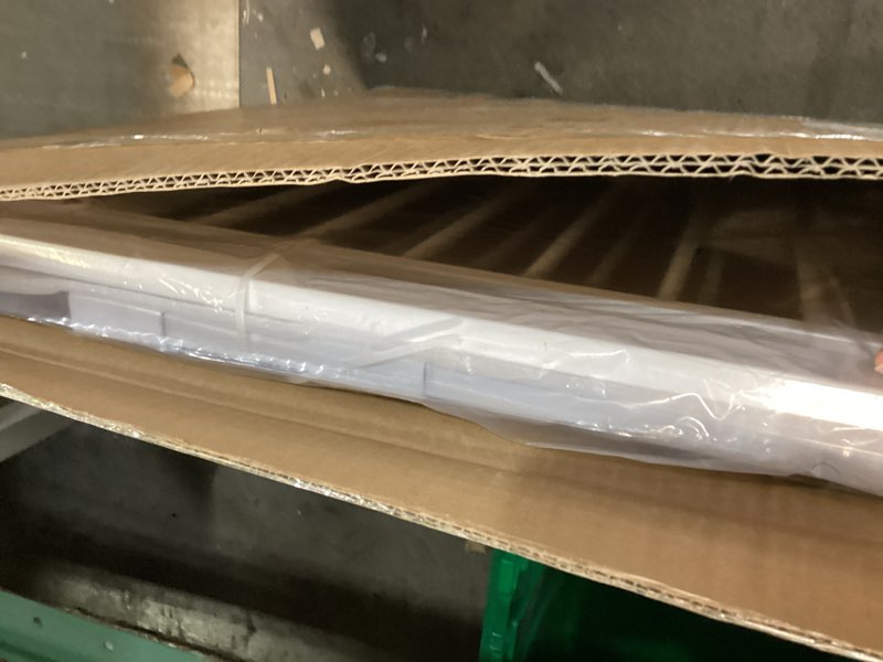 Condition photo showing Good Condition for Mom's Choice-GROWNSY Baby Gate for Stairs, 29.5"-48.4" Pressure Mounted Baby Gate for Top of Stair&Doorway with V-Shaped Rods, Anti-Trip Pedal, Extra Wide Stairs Dog Gate Easy Install w/Red Reminder White 29"-48"*30"