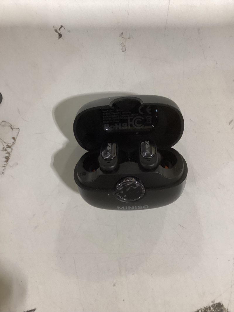 Condition photo showing Good Condition for miniso ms105 ai translation earbuds real time, translator earbuds support 134 languages with app, bluetooth 6.0 translator headphones compatible with ios & android, for travel business
