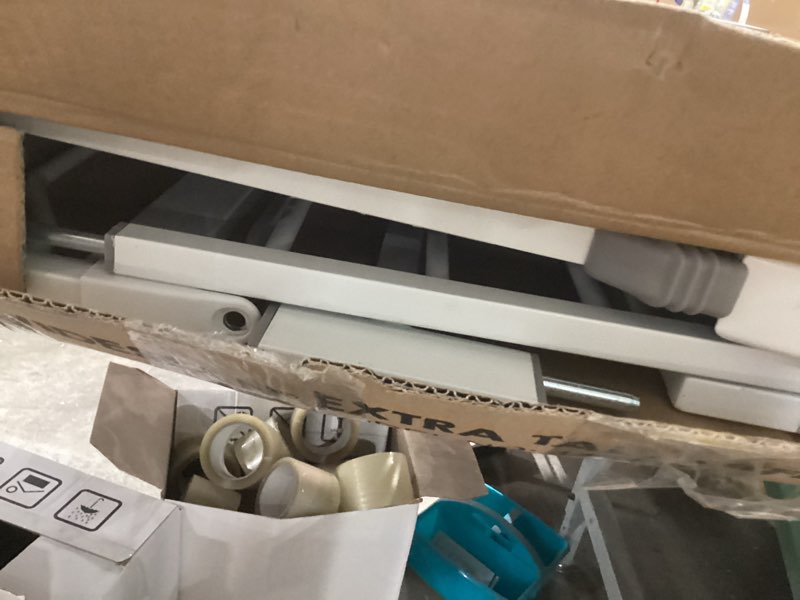 Condition photo showing Good Condition for regalo safety 36" extra tall and 49" wide baby gate for doorways & bottom of stairs, pressure mounted walk through baby gate for toddlers & pets, tested & safe, american designed, american owned white 29-49"w x 36"h