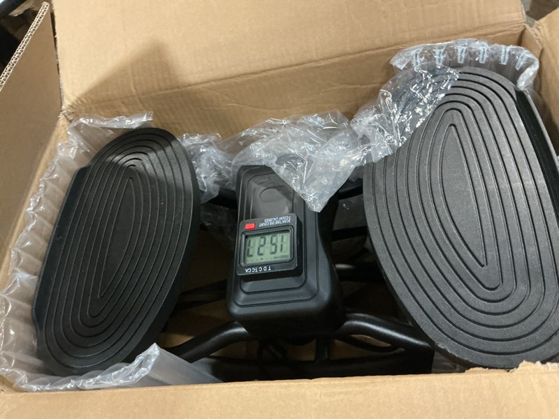 Condition photo showing Good Condition for merach rocking steppers for exercise at home,3d motion stair stepper with resistance bands for full body workout& low-impact balance board, 330 lbs loading capacity exercise equipment black